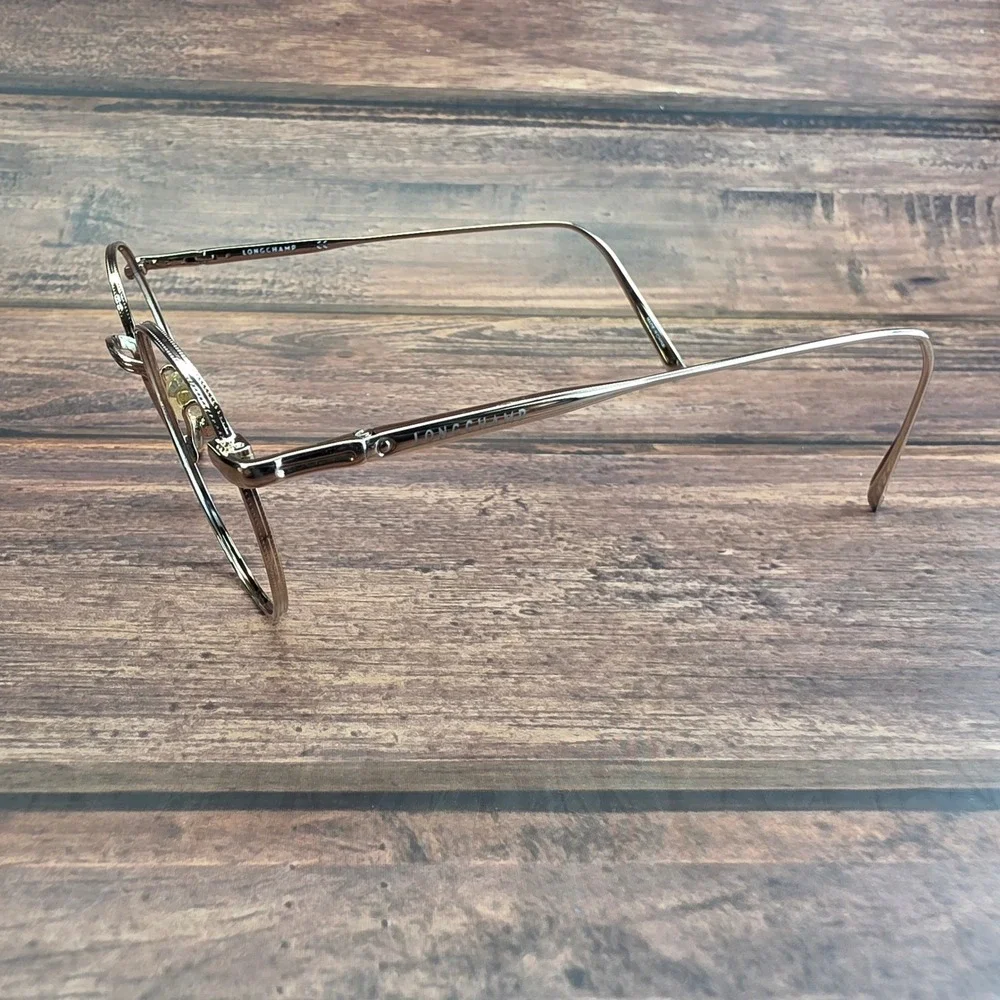 Longchamp LO2112 225 Rose Gold Round Eyeglass Frames 47-20-140 Mens Womens